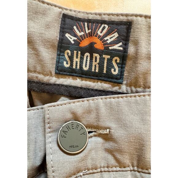 FAHERTY All Day Shorts Active Casual Men's Size 31 (tennis golf hiking outdoors) - Picture 4 of 6